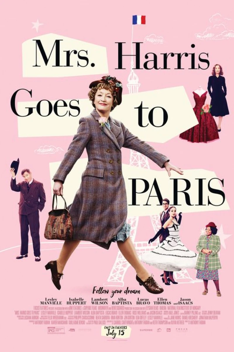 Bayan Harris Paris'e Gidiyor Afis